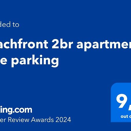 Beachfront 2Br Apartment - Free Parking 利瓦迪奥 外观 照片